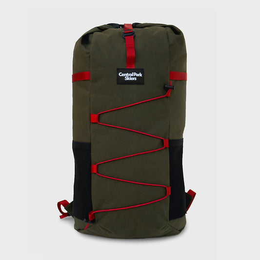 Switchback 25 Green, Red webbing