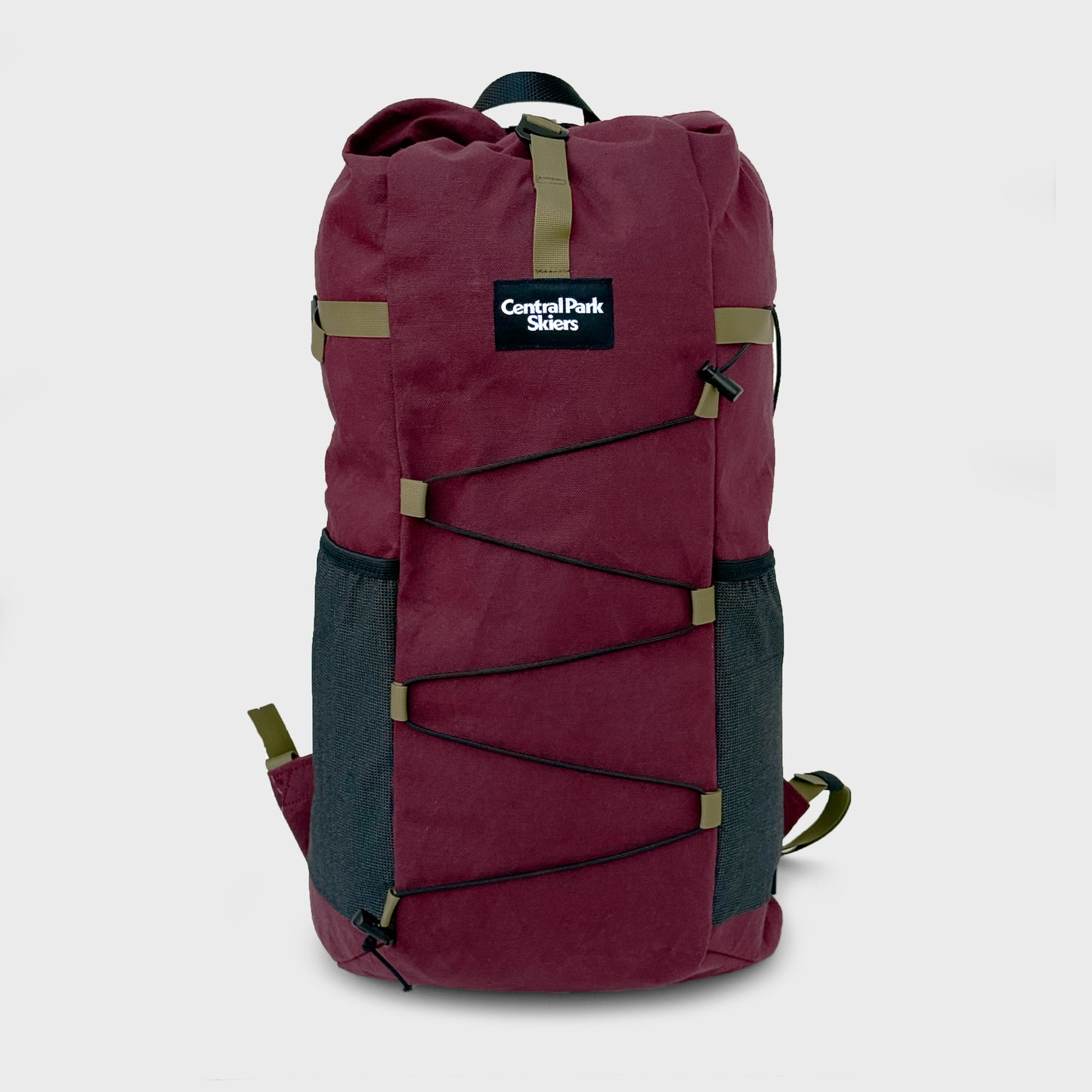 Switchback 25 Red Wine, Green webbing