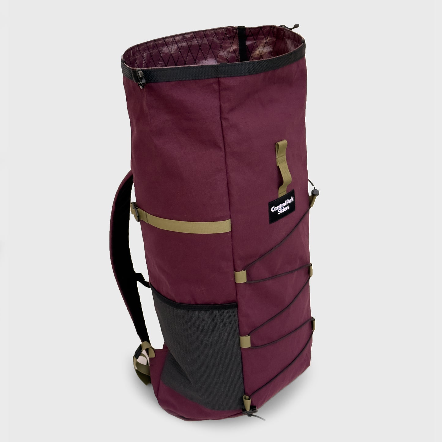 Switchback 25 Red Wine, Green webbing